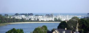 vue sur le port de la Forêt-Fouesnant